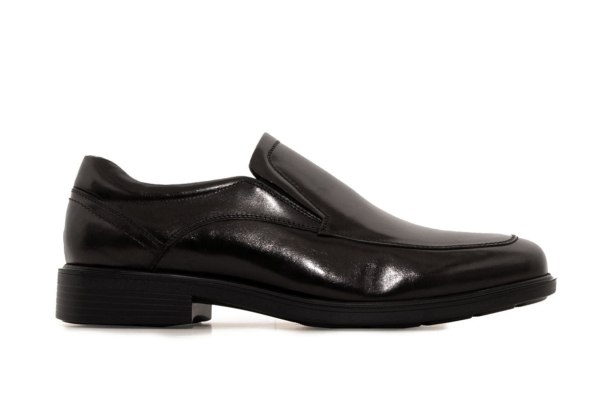 Sledgers Park Black Slip-on Loafers