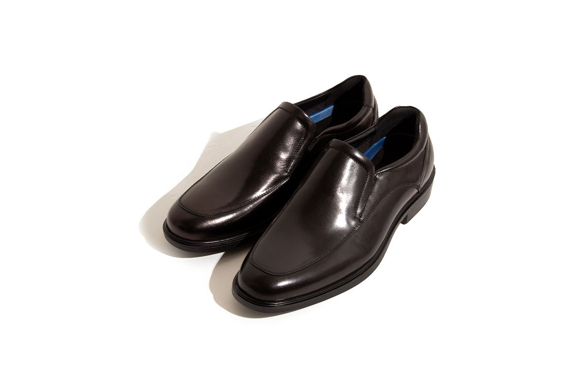 Sledgers Park Black Slip-on Loafers