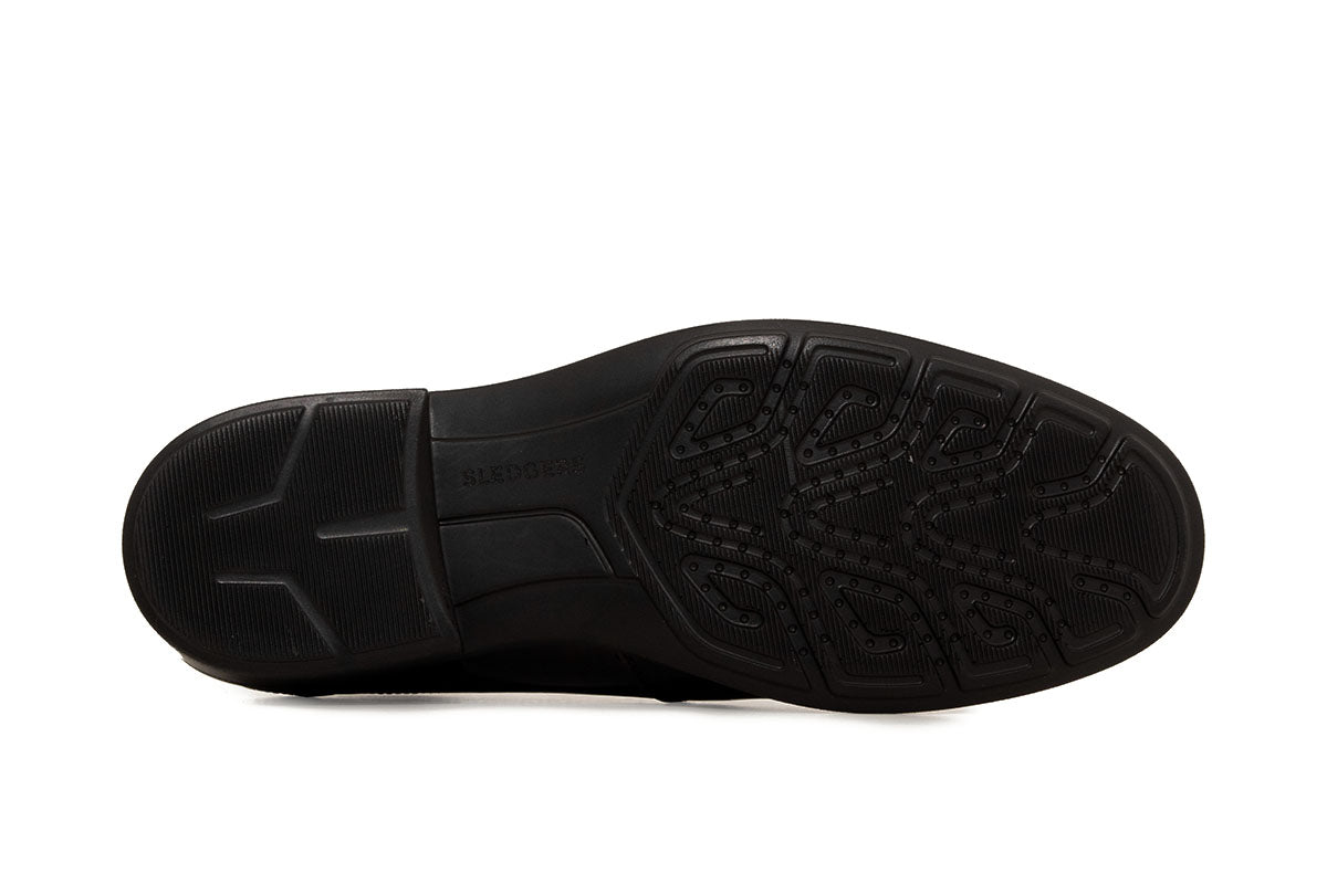 Sledgers Park Black Slip-on Loafers