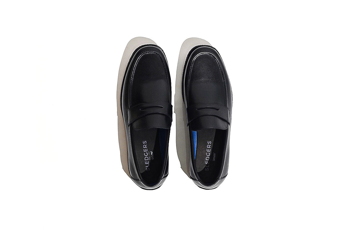 Sledgers Rhett Casual Penny Loafer - Black