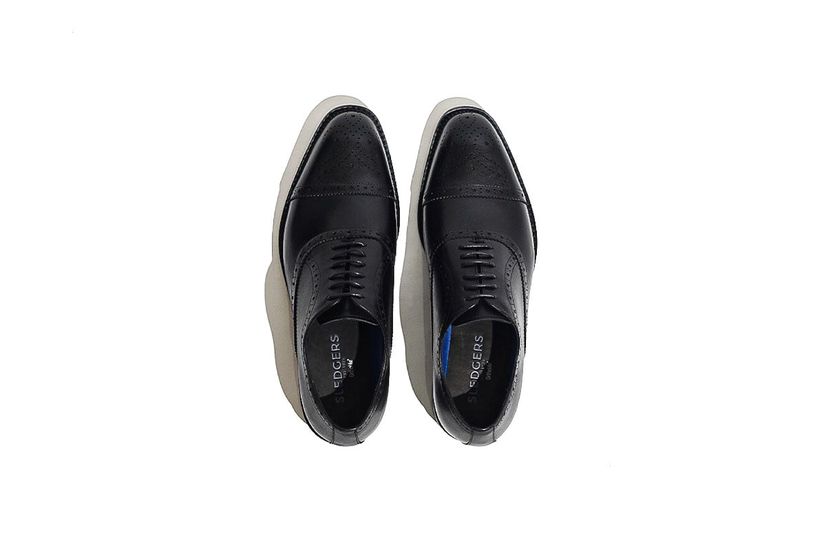 Sledgers Ralph Brogue Oxfords - Black