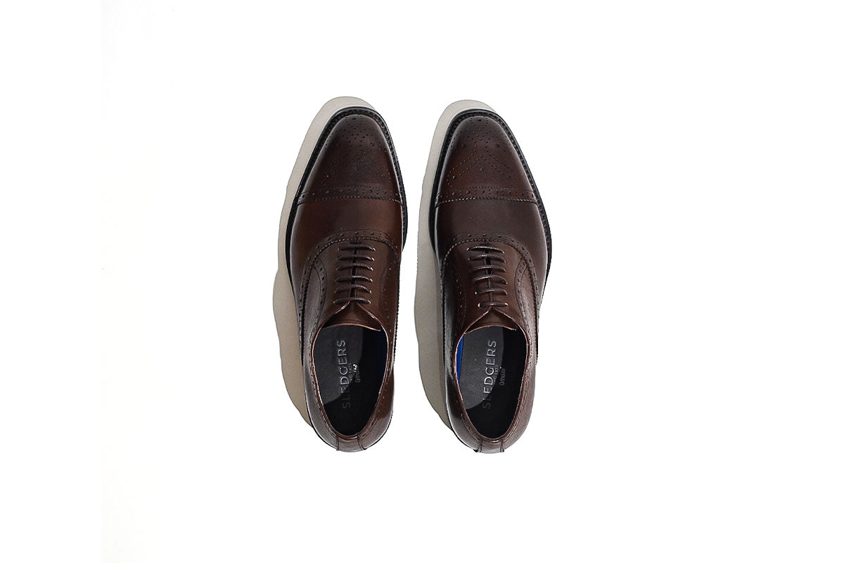 Sledgers Ralph Brogue Oxford - Coffee