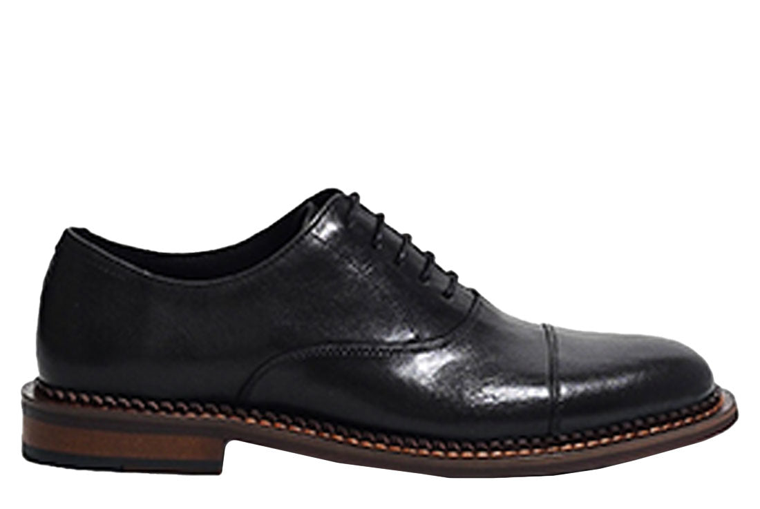 Sledgers Sergio Two-toned Oxfords - Black