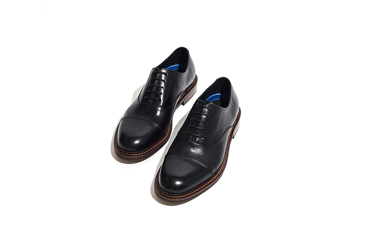 Sledgers Sergio Two-toned Oxfords - Black