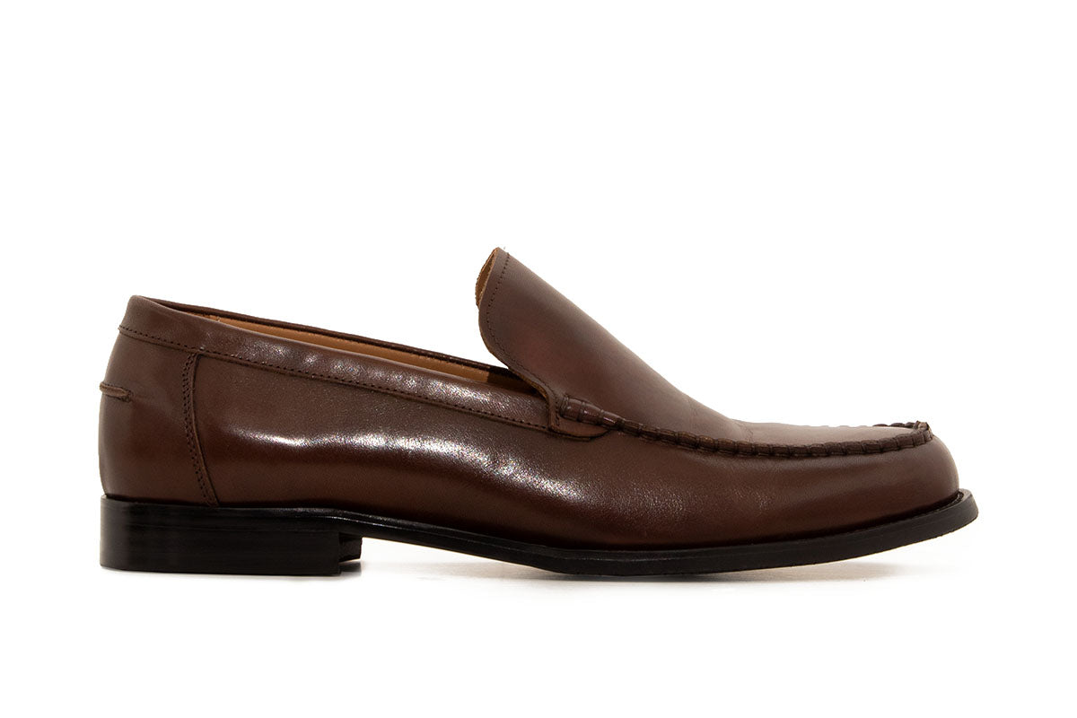 Sledgers Albert Slip-on Loafer - Dark Brown