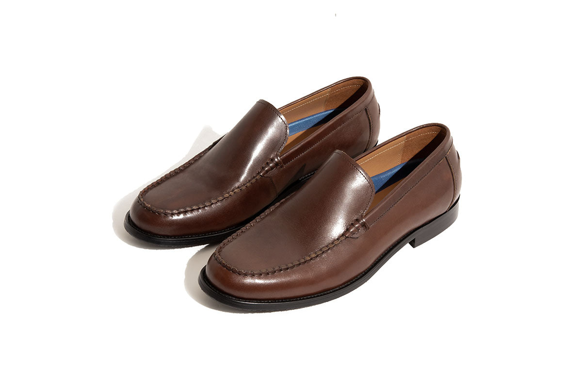Sledgers Albert Slip-on Loafer - Dark Brown