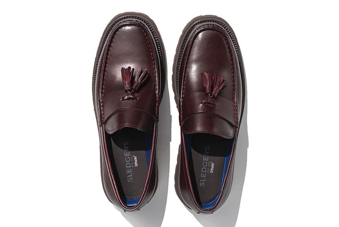 Sledgers Ballard Chunky Loafer - Wine