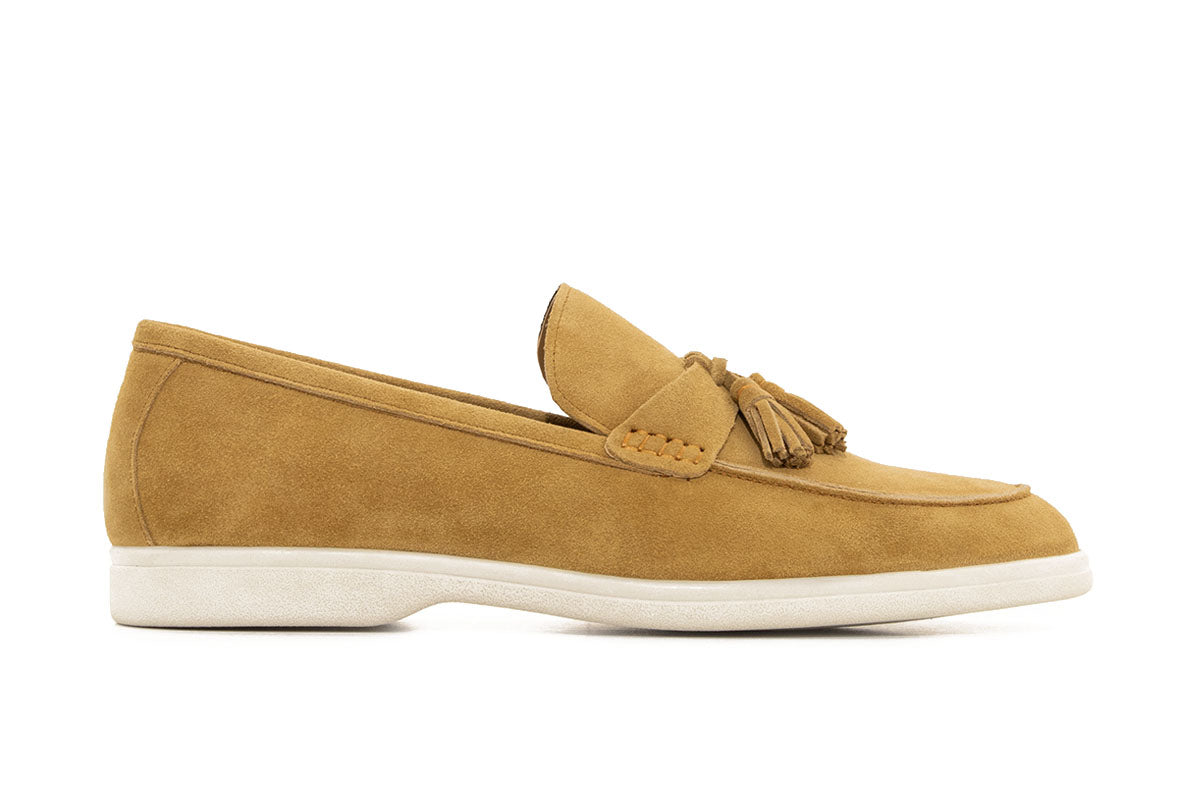 Sledgers Ballou Suede Slip-on Loafer - Camel