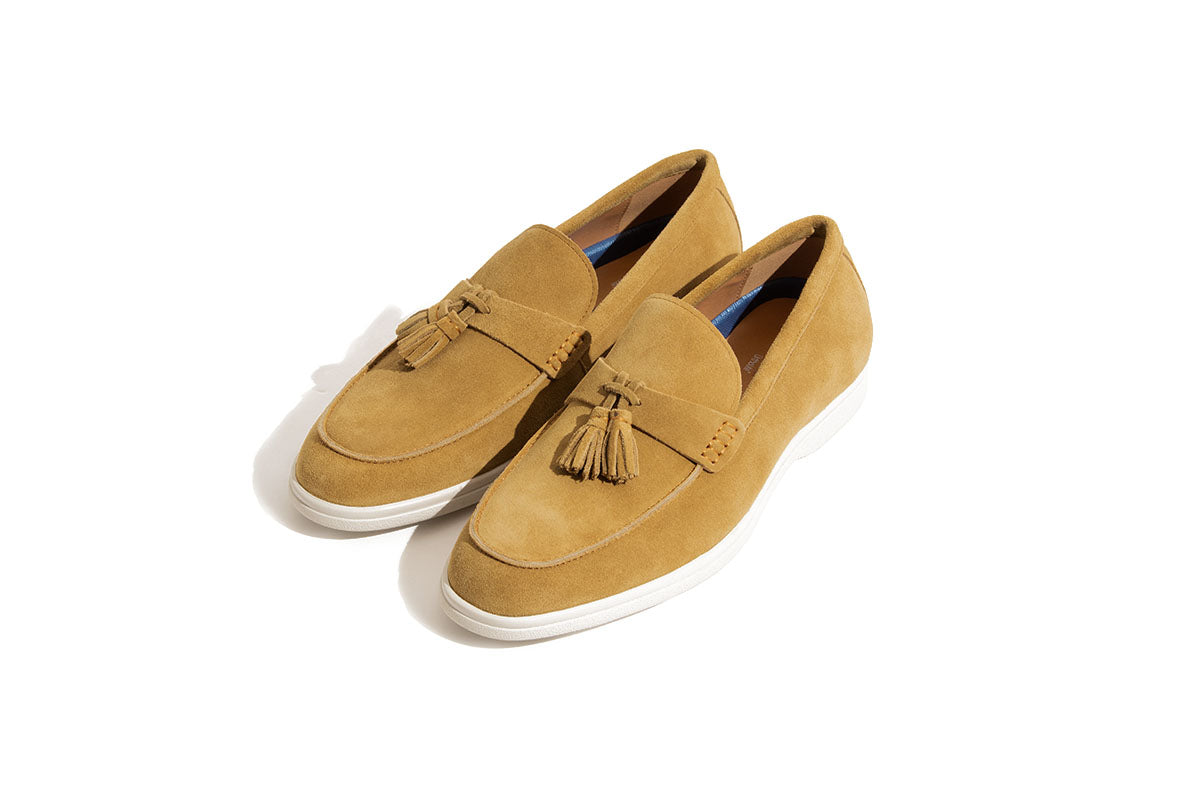 Sledgers Ballou Suede Slip-on Loafer - Camel