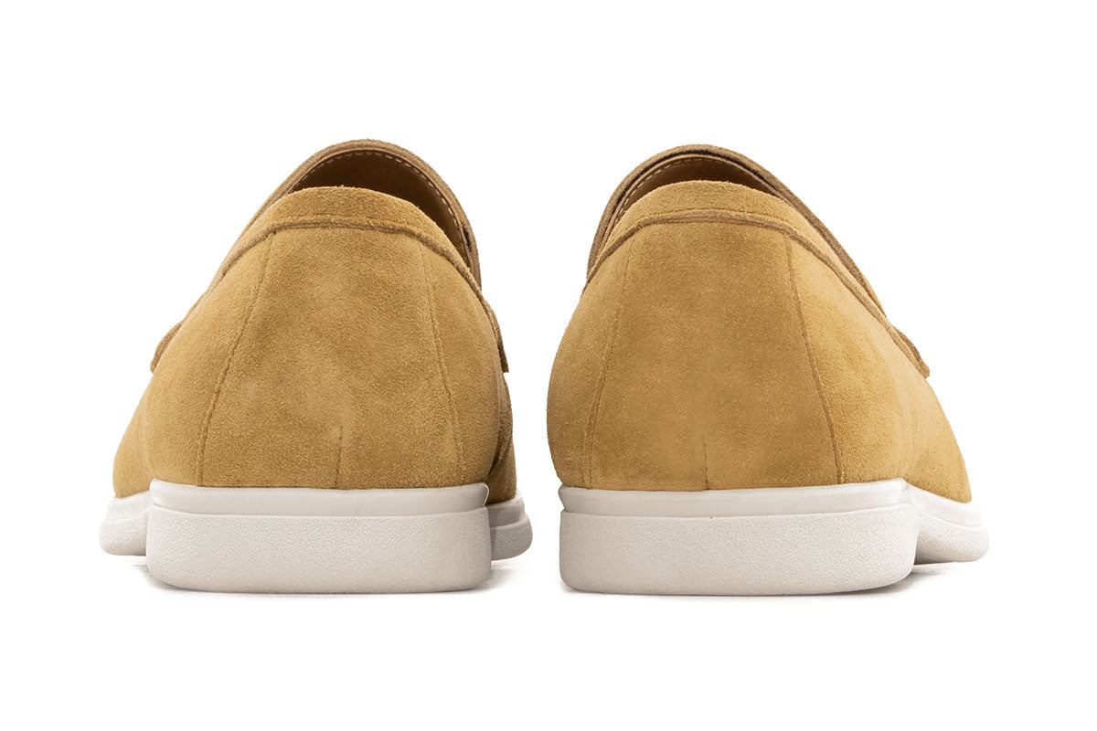 Sledgers Ballou Suede Slip-on Loafer - Camel