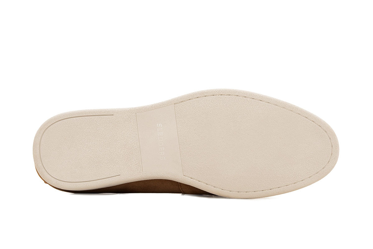 Sledgers Ballou Suede Slip-on Loafer - Dark Brown