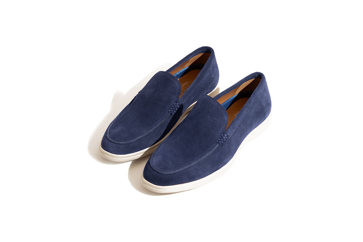 Sledgers Beauchamp Suede Slip-on - Navy