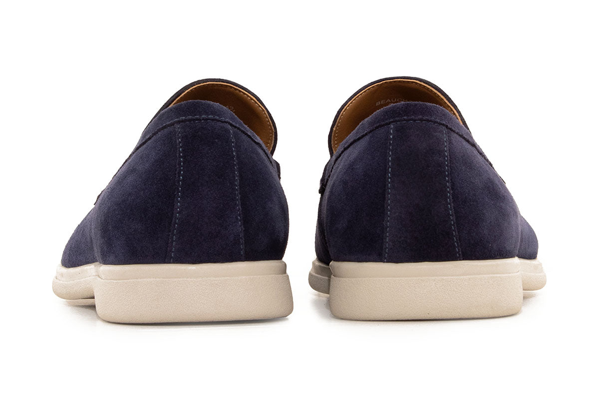 Sledgers Beauchamp Suede Slip-on - Navy