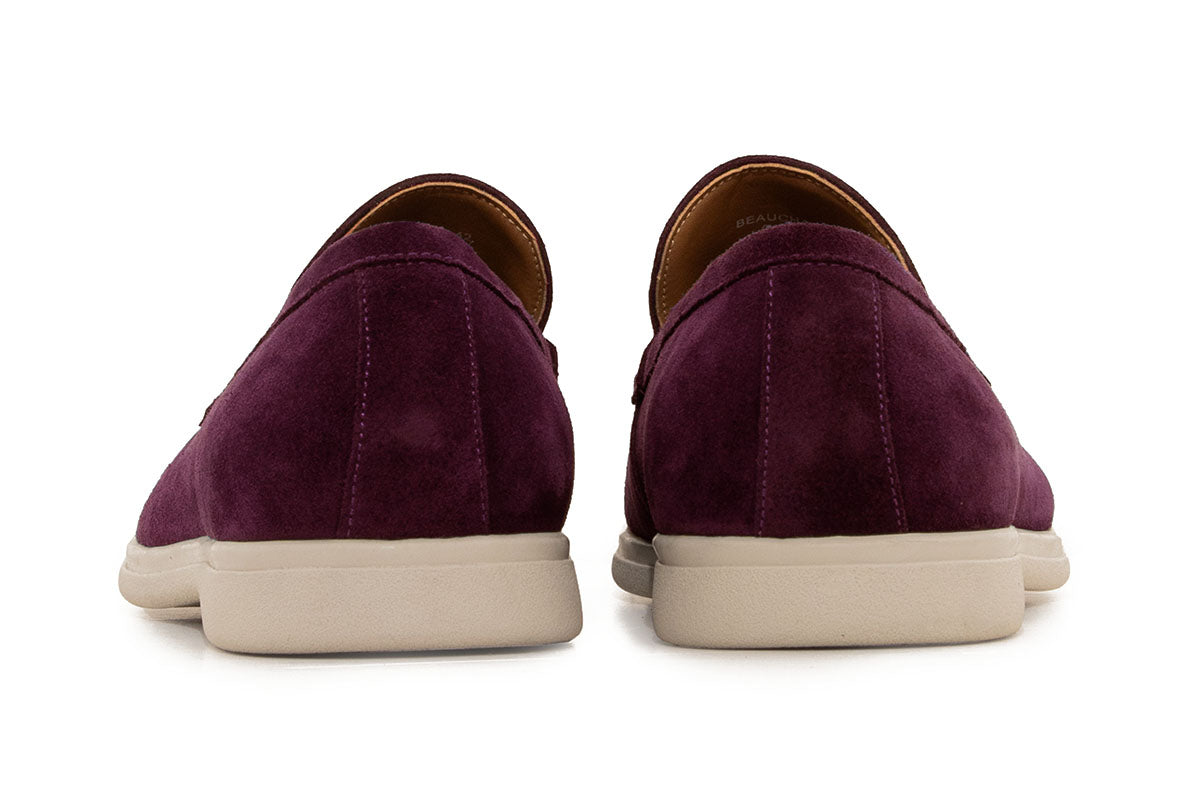Sledgers Beauchamp Suede Slip-on - Wine