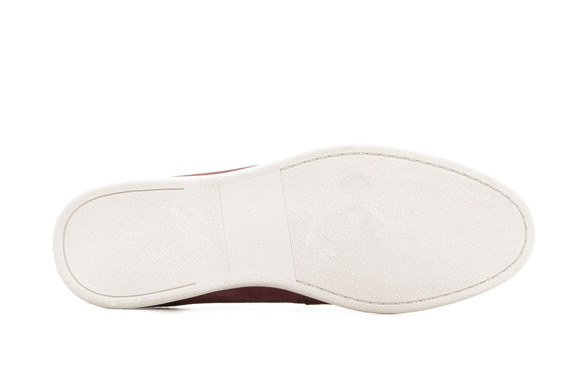 Sledgers Beauchamp Suede Slip-on - Wine