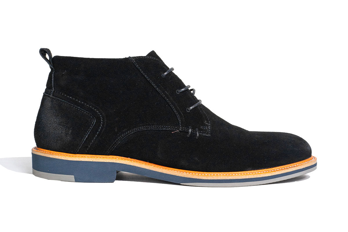 Sledgers Belvoir Suede Chukka Boot - Black