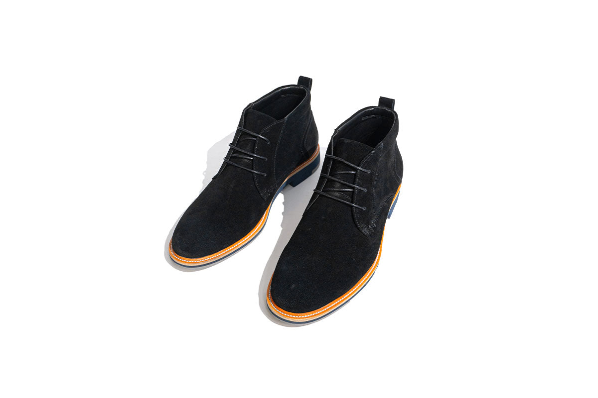 Sledgers Belvoir Suede Chukka Boot - Black