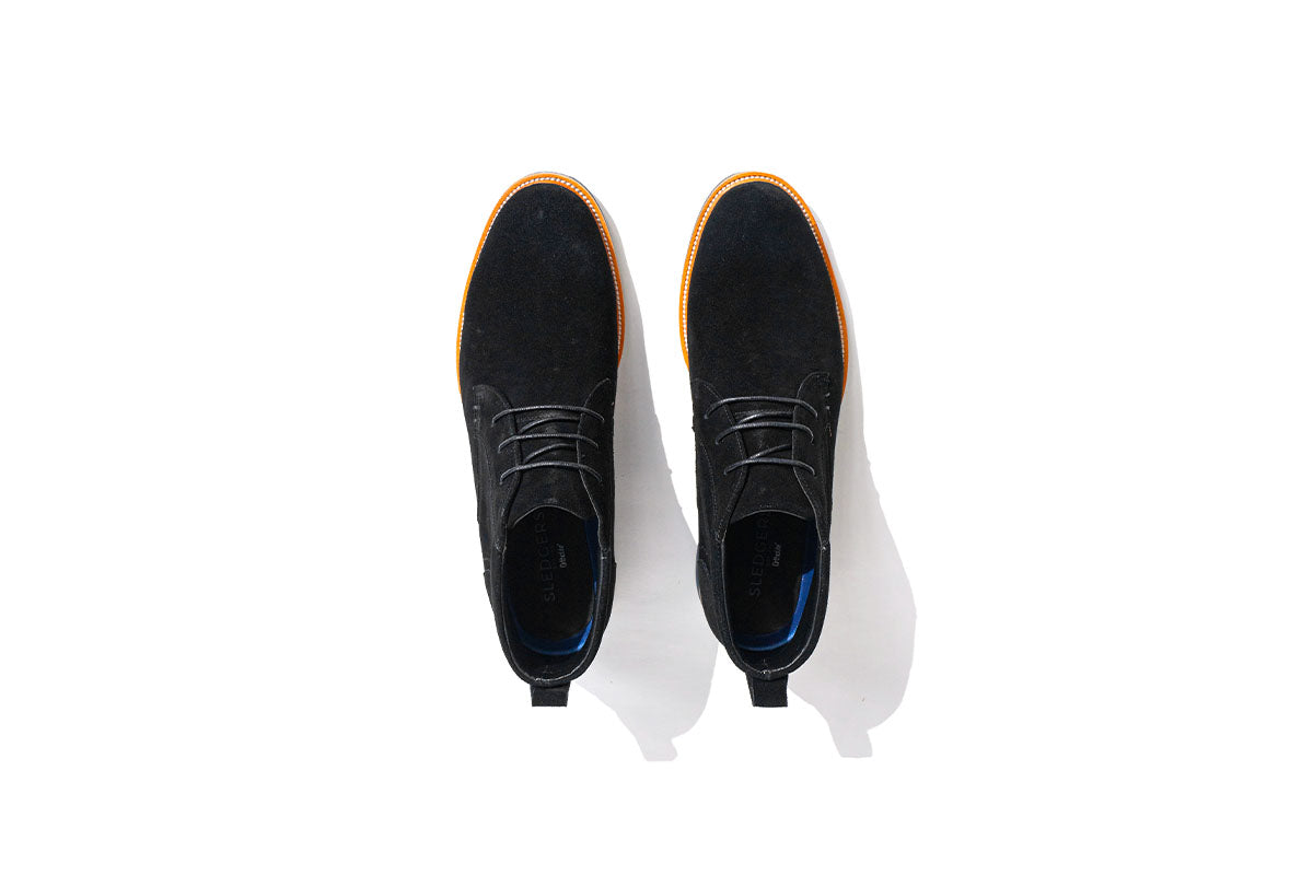 Sledgers Belvoir Suede Chukka Boot - Black
