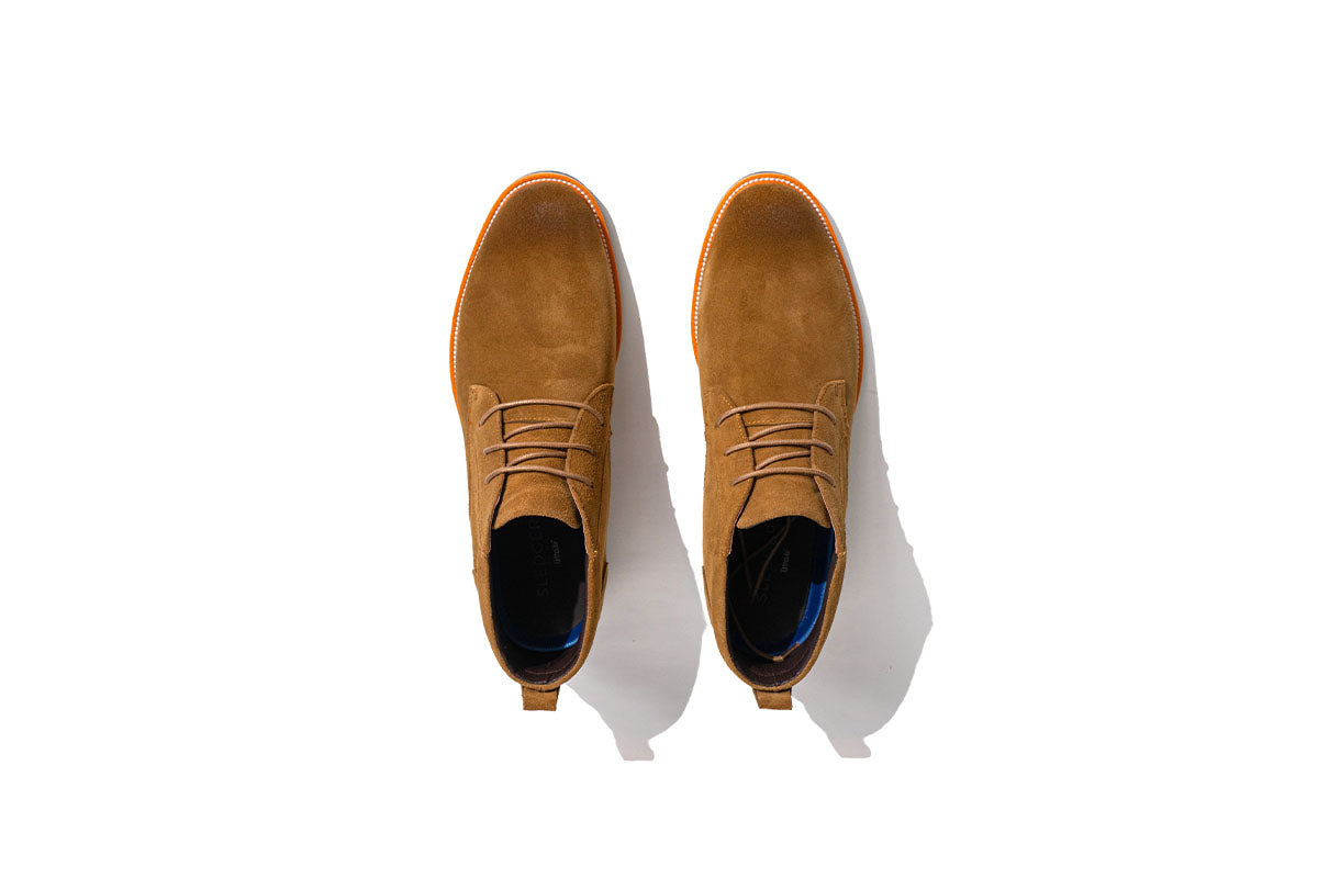 Sledgers Belvoir Suede Chukka Boot - Camel