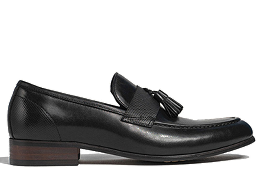 Sledgers Blanchard Tassel Loafer - Black