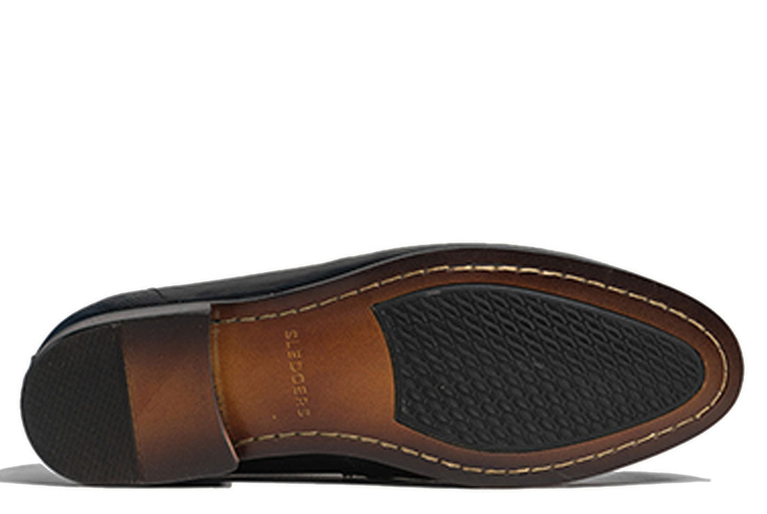 Sledgers Blanchard Tassel Loafer - Black