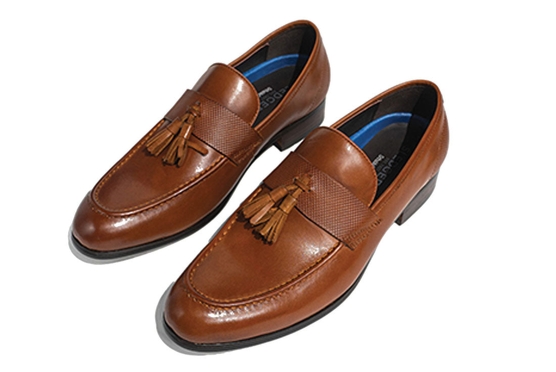 Sledgers Blanchard Tassel Loafer - Brown