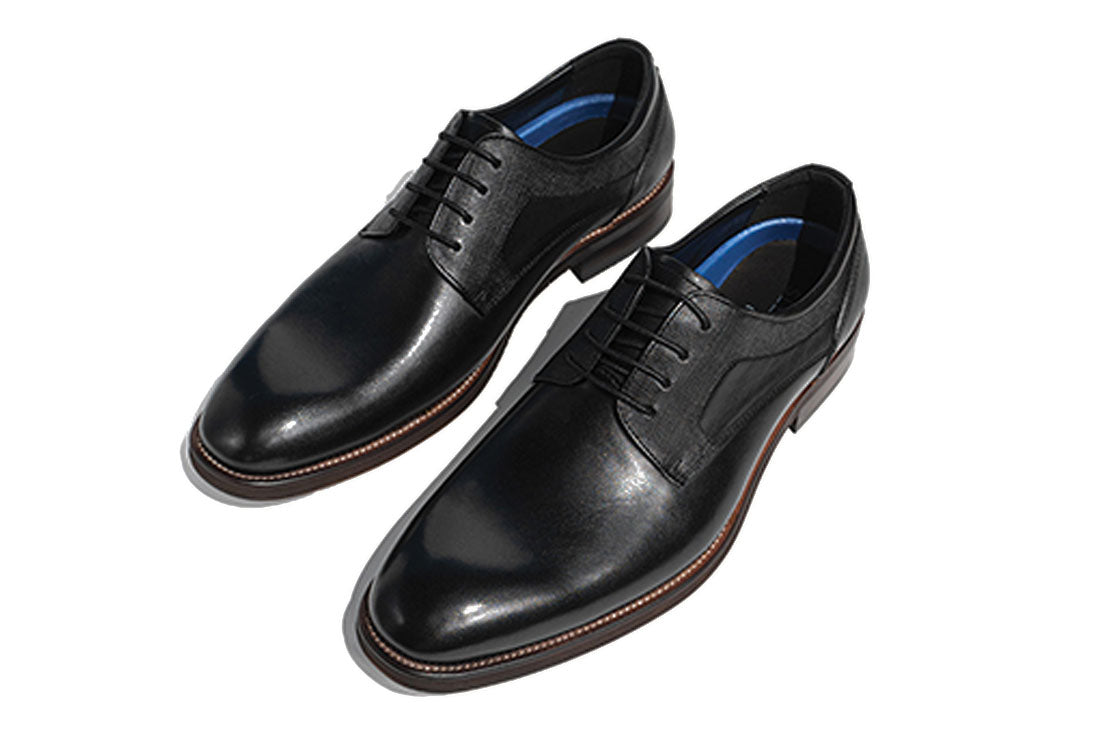 Sledgers Boise Formal Lace-up Derbies - Black