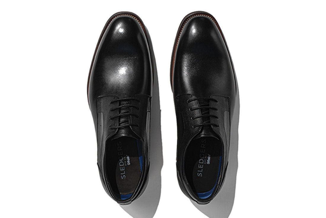 Sledgers Boise Formal Lace-up Derbies - Black