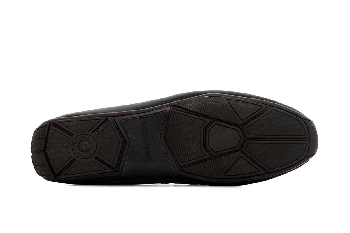 Sledgers Bretton Horsebit Driving Shoe - Black