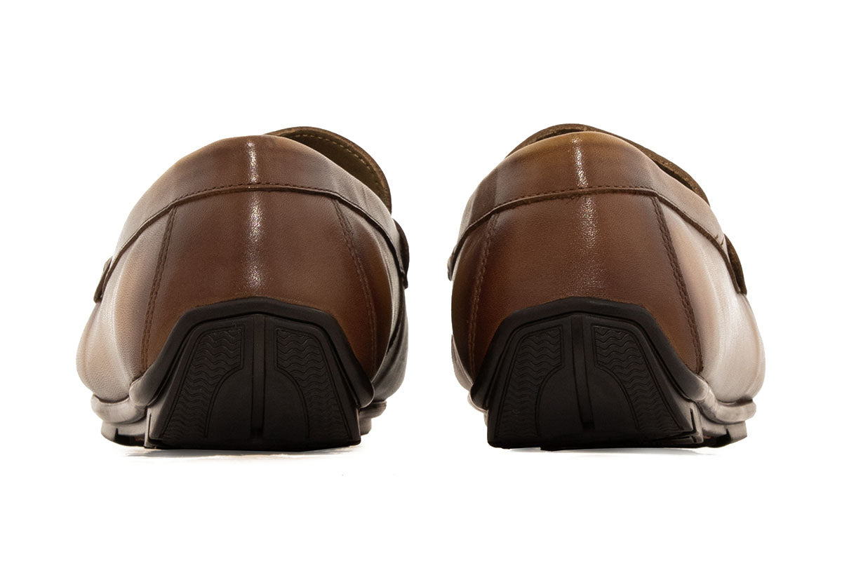 Sledgers Bretton Horsebit Driving Shoe - Brown