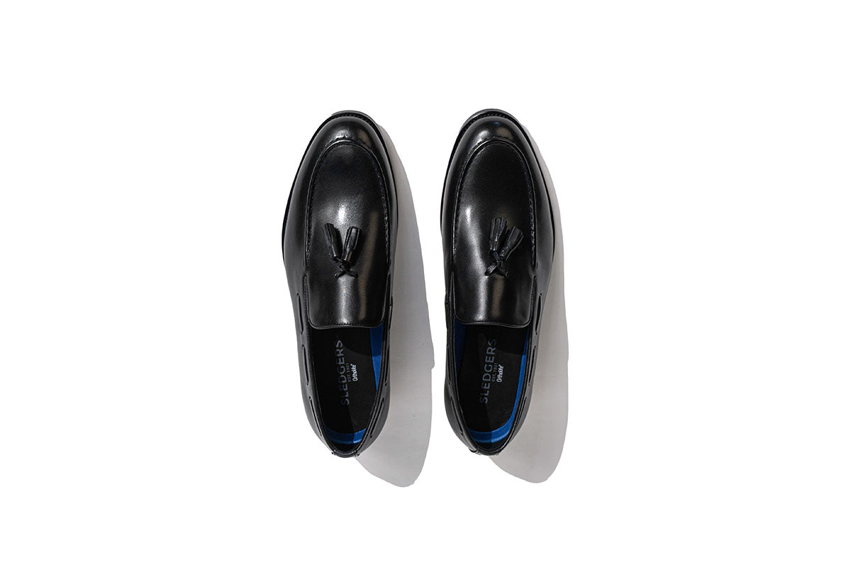 Sledgers Cache Tassel Loafer - Black