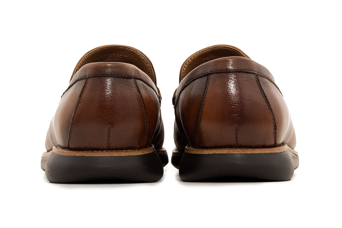Sledgers Calderon Penny Loafer - Brown