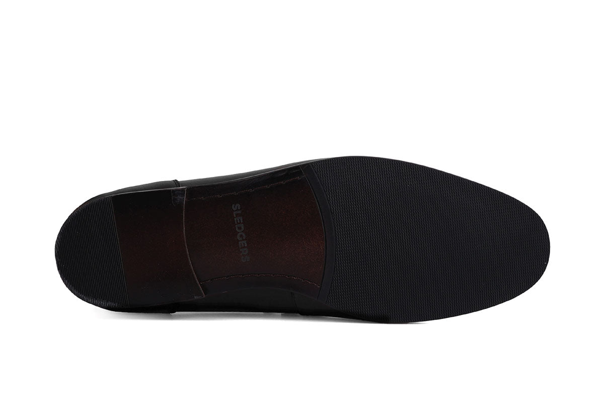 Sledgers Cassel Slim Slip-on Loafer - Black