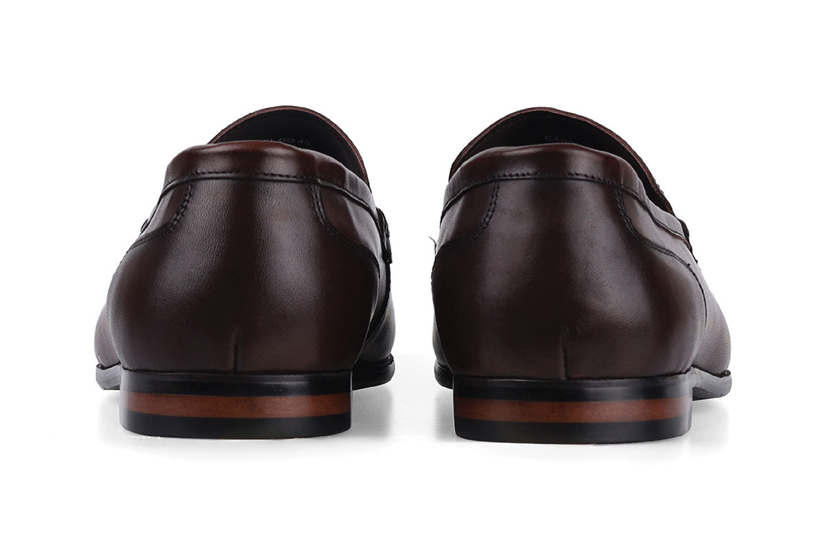 Sledgers Cassel Slim Slip-on Loafer - Coffee