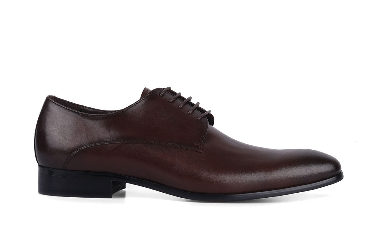 Sledgers Charleroi Formal Lace-up Derbies - Coffee