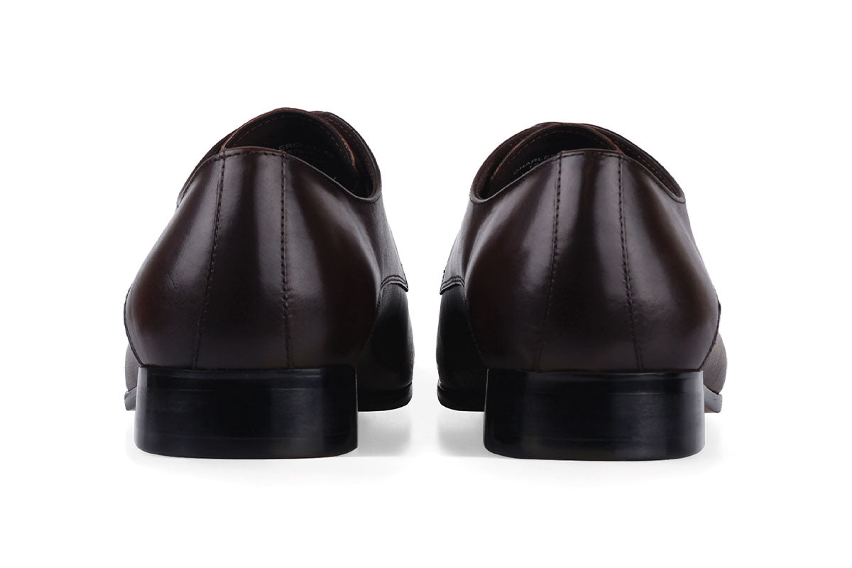 Sledgers Charleroi Formal Lace-up Derbies - Coffee
