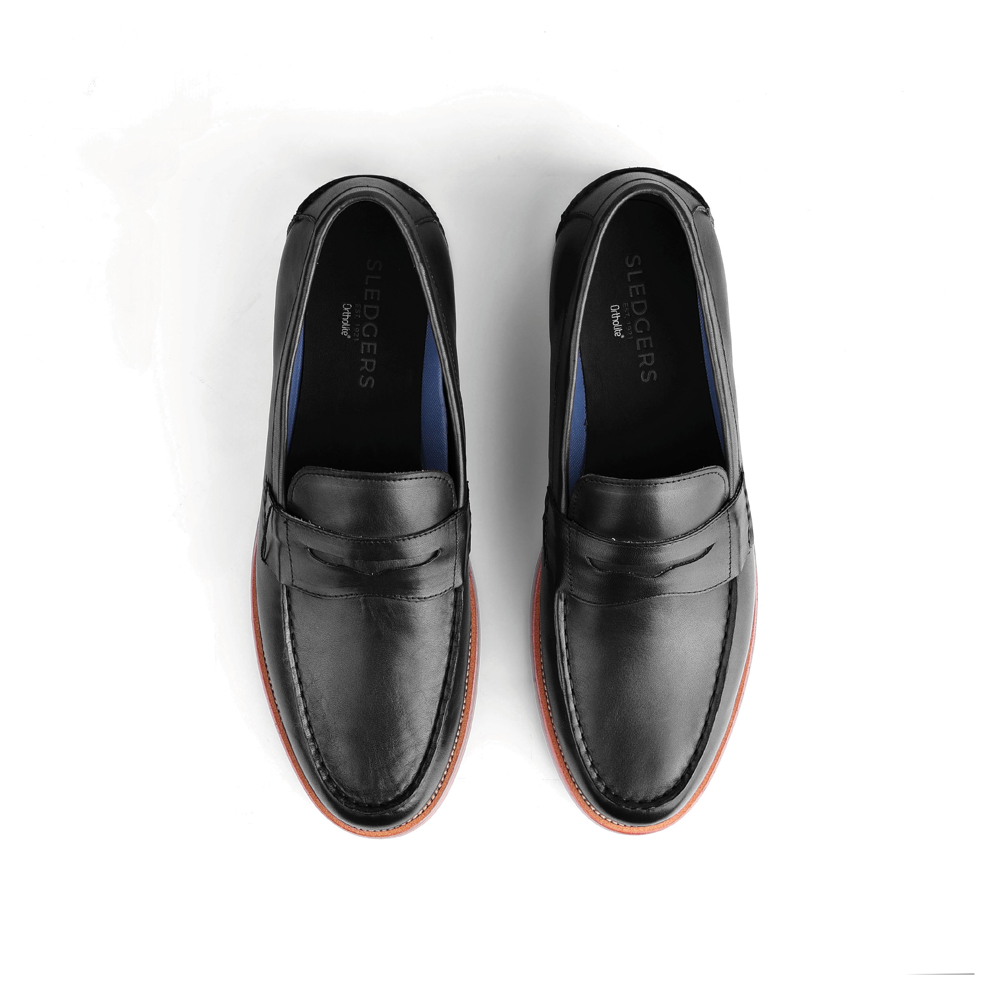 Sledgers Decatur Two-toned Loafer - Black