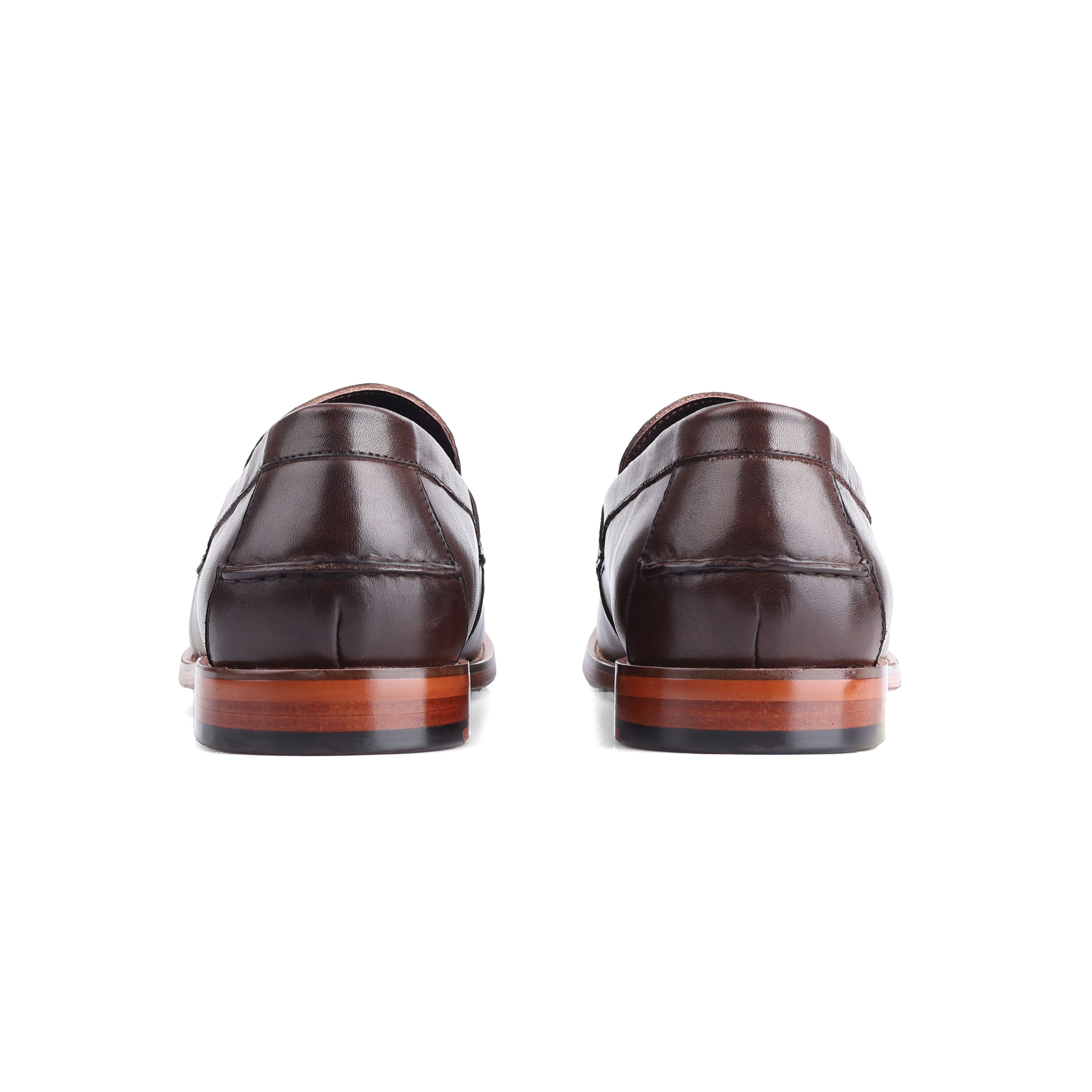 Sledgers Decatur Two-toned Penny Loafer - Coffee