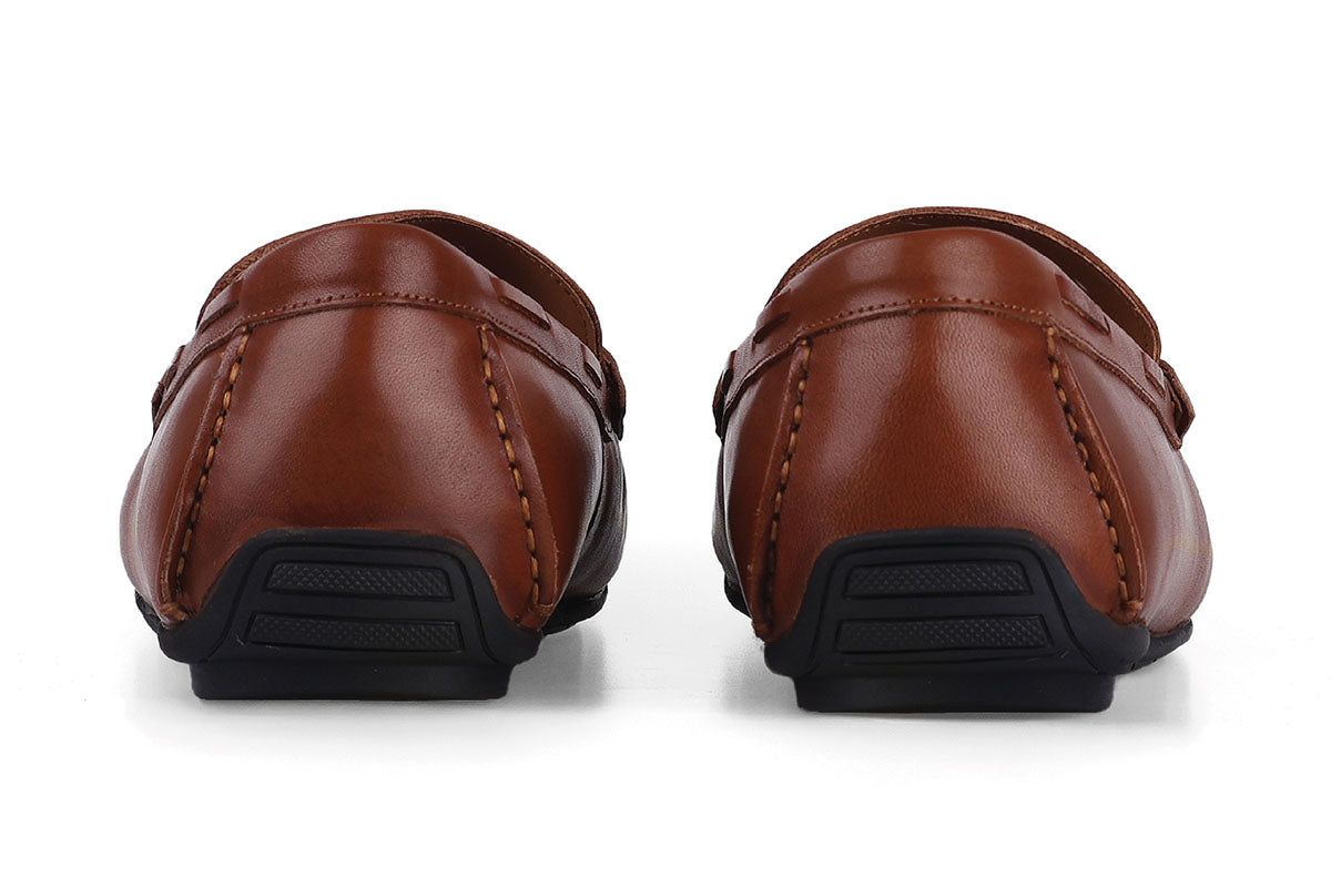 Sledgers Dubois Ribboned Driving Shoe - Coffee