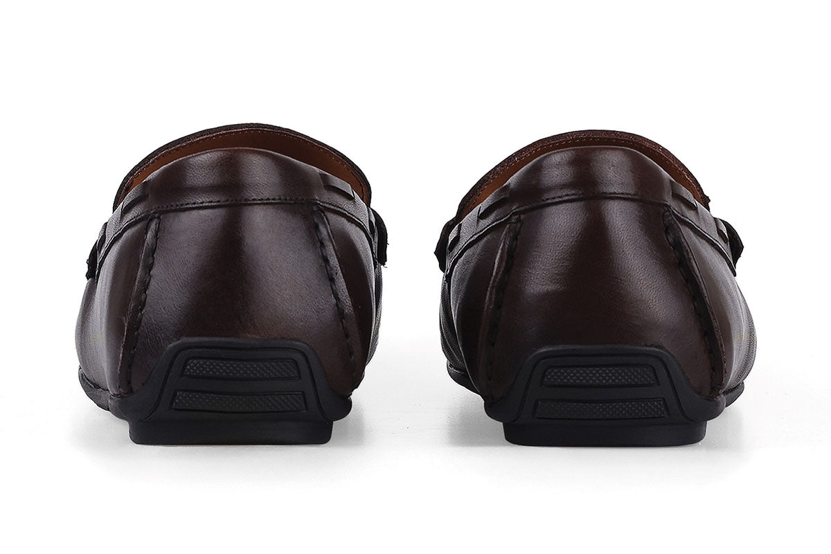 Sledgers Dubois Ribboned Driving Shoe - Brown