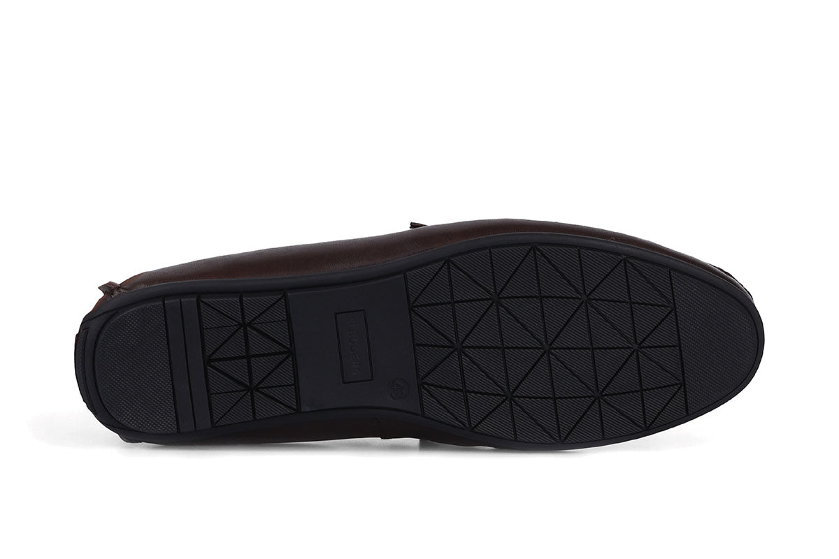 Sledgers Dubois Ribboned Driving Shoe - Brown