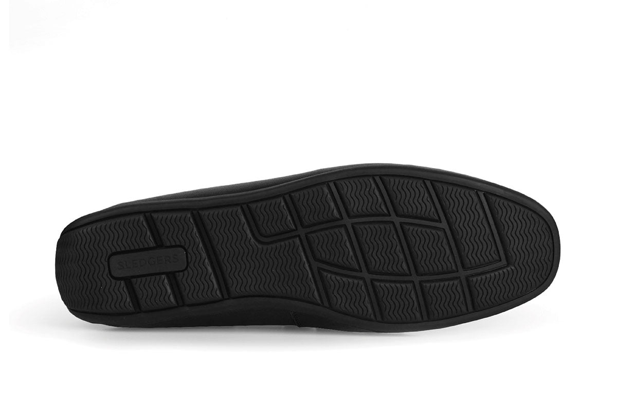 Sledgers Duchesne Ribboned Driving Shoe - Black