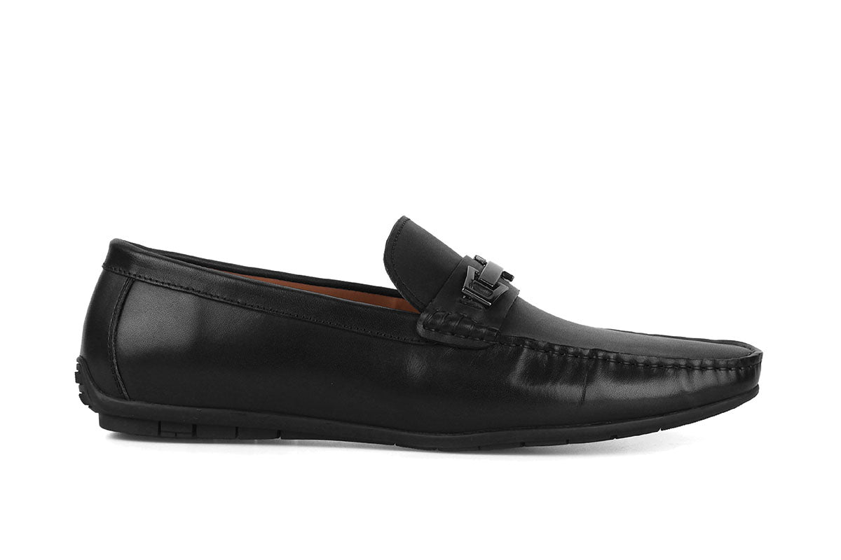 Sledgers Durant Buckled Driving Shoe - Black