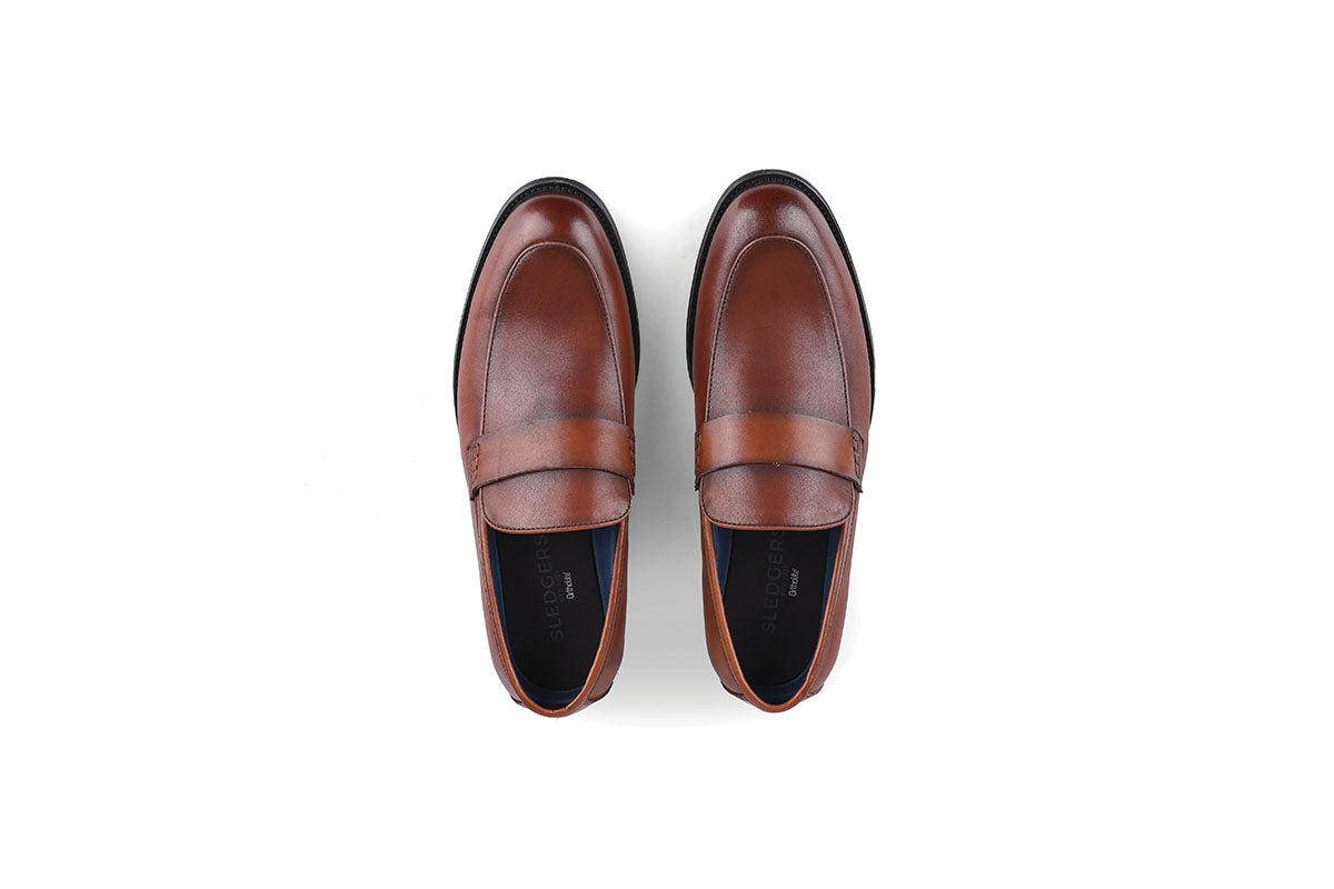 Sledgers Par Formal Loafer - Brown