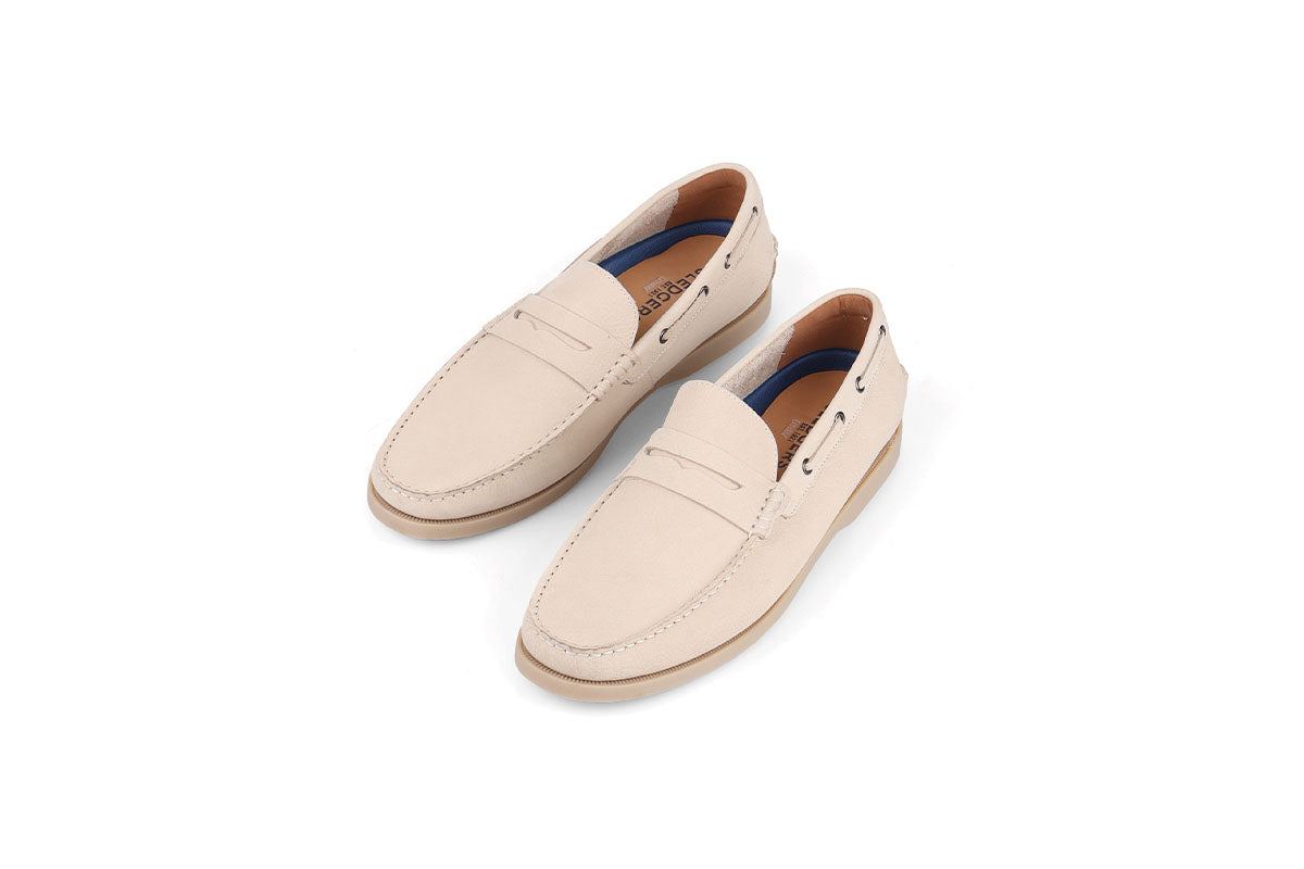 Sledgers Portage Boat Shoe - Beige