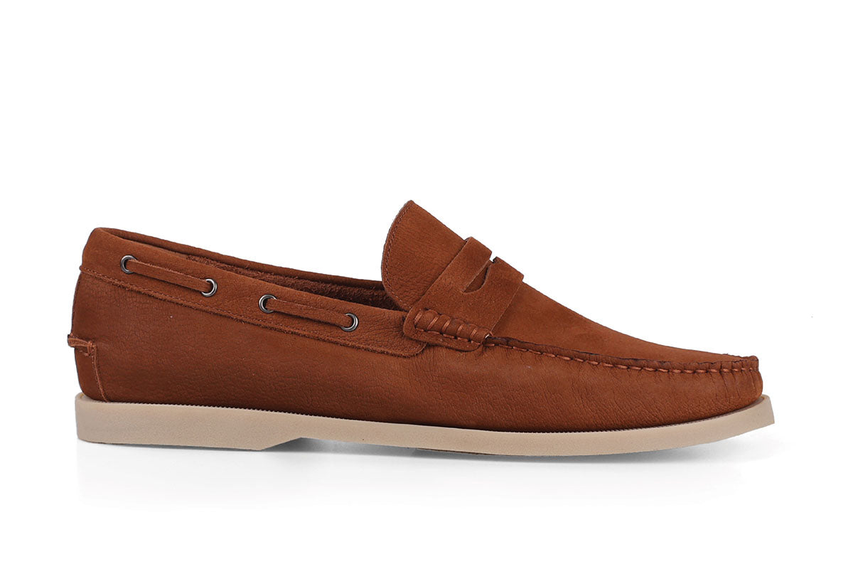 Sledgers Portage Boat Shoe - Brown