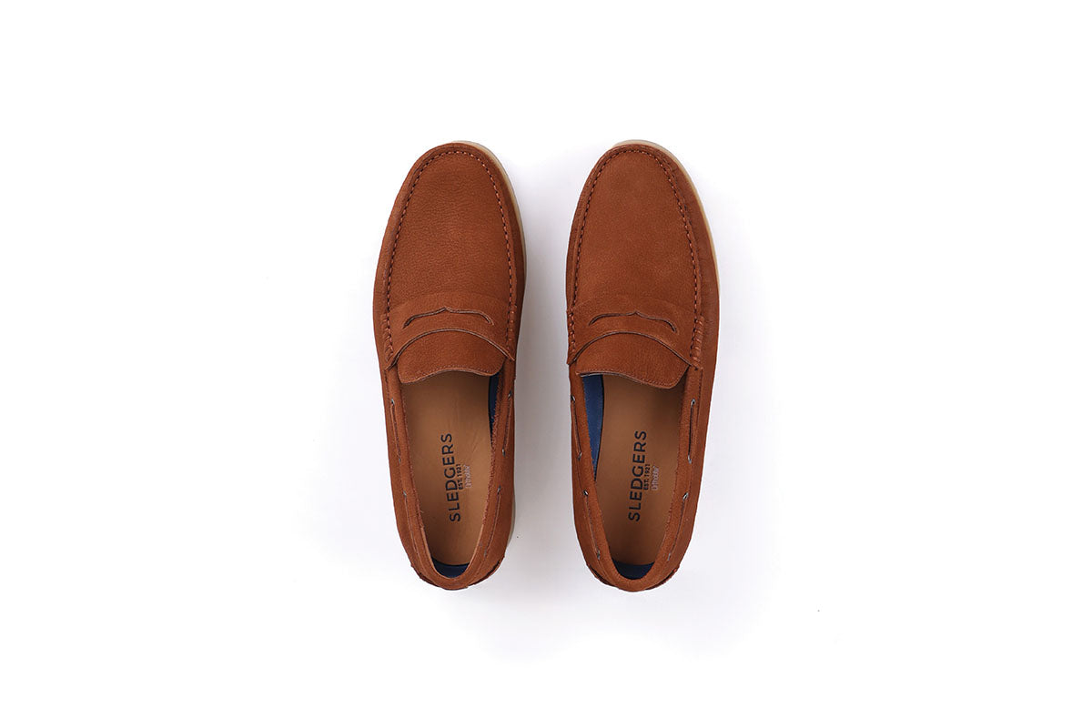 Sledgers Portage Boat Shoe - Brown