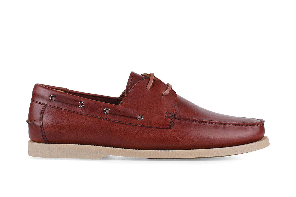 Sledgers Partain Boat Shoe - Coffee