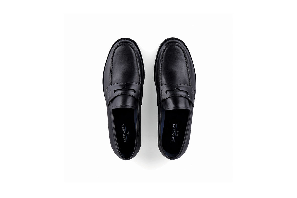 Sledgers Noel Classic Penny Loafers - Black