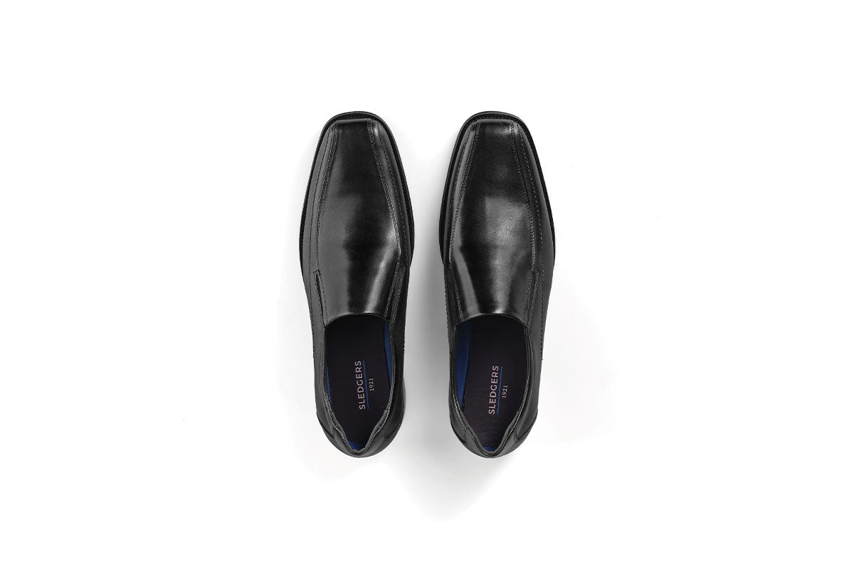 Sledgers Andre Square-toe Loafers - Black
